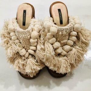 Blogger FAVE ZARA Pom Pom Mules